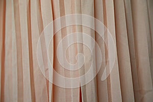 Pink curtain texture as background