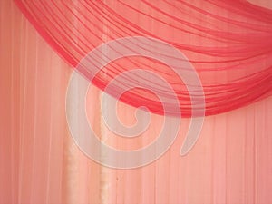 Pink curtain texture