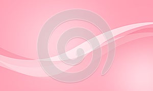 pink curve wave lines with soft light abstact background