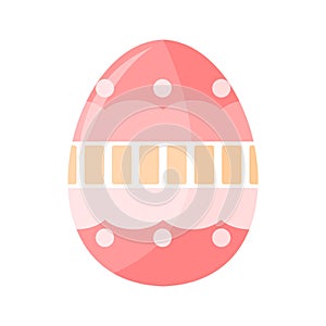 Pink Cute Easter Egg Illustration