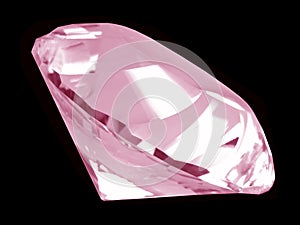 Pink Diamond Crystal (Side)