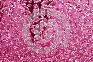 Pink Diamonds hanging (crystal, diamond background, wallpaper)