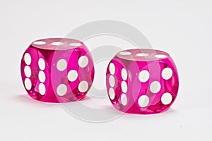 Pink dices