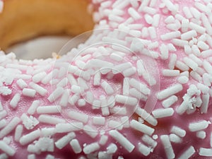 Pink donuts texture