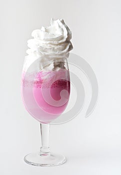 Pink Drink with Whipped Cream