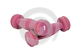 Pink Dumbbell Weight
