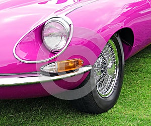 Pink e type jaguar