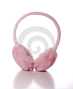 Pink ear muffs photo