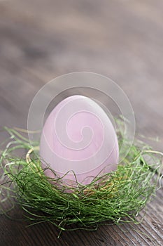 Pink easter egg