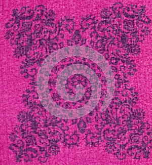 Pink ethno fabric