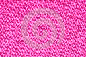 Pink fabric background texture. Detail of textile material close-up