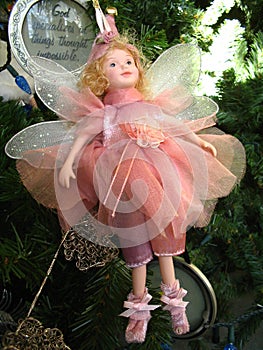 Pink fairy oranament