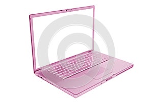 Pink and fashionable laptop