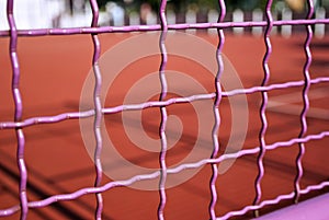 Pink fence