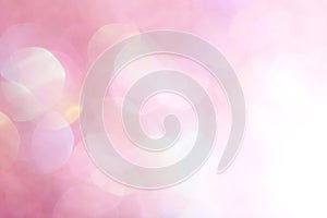 Pink festive Christmas elegant abstract background soft lights