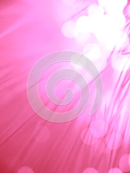 Pink fiber optics