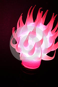 Pink Flame Light