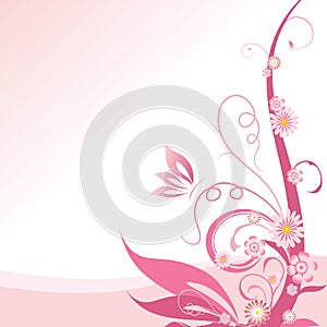 Pink floral
