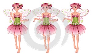 Pink Floral Fairy