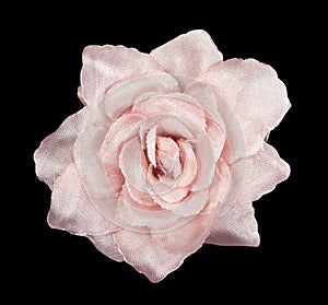 Pink flower fabric with