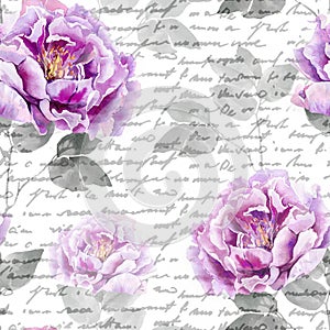 Seamless flower pattern for textil or wallpaper photo