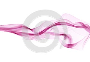 Pink flowing abstract smoke - Stock Image