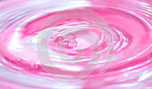 Pink fluid