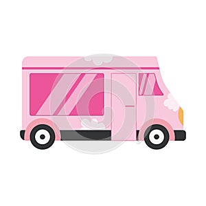 pink food truck