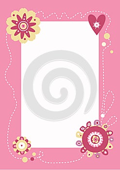 Pink Frame Background