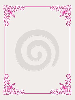 Pink Frame Design