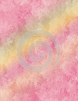 Pink frosted rainbow watercolor paper