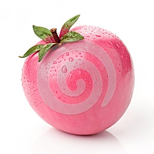 Pink fruit model on transparent background