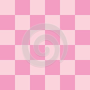 Pink and fuchsia checkerboard squares seameless pattern.