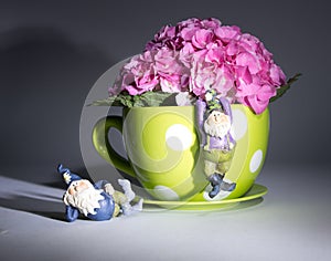 Pink Fushia Hydrangeas