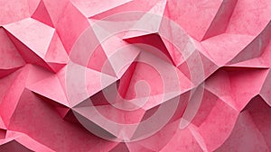 Pink Geometric Abstract Background