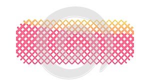 Pink Geometric Mesh Texture Background, vector design Generative AI