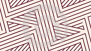 Pink Geometric Star Triangle Pattern, vector design Generative AI