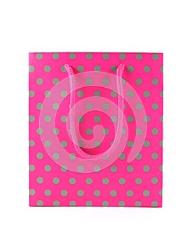 Pink gift bag