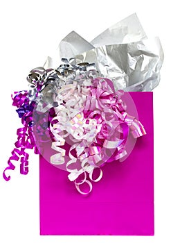 Pink gift bag