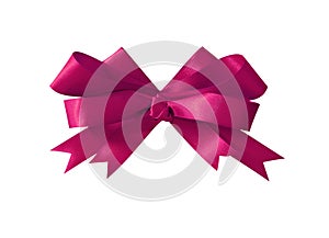 Pink gift bow