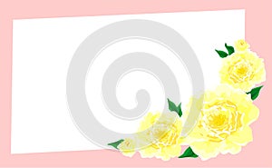 Card with flowers