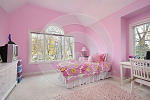 Pink girl's room