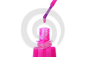 Pink glamour nail polish for every vain woman