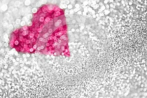 Pink Glitter Fairy Lights Background