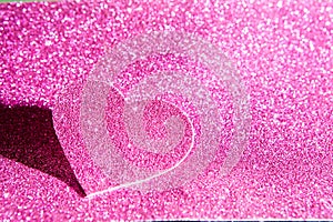 Pink glitter shiny abstract valentine's day