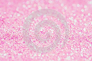 Pink glitter texture background