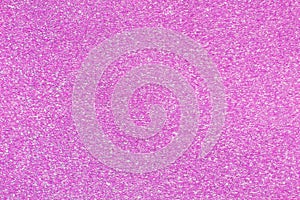 Pink glitter for texture or background with copy space