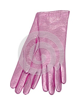 Pink gloves