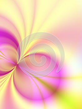 Pink Gold Light Rays Circle