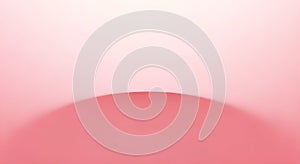 Pink gradient background with soft lighting